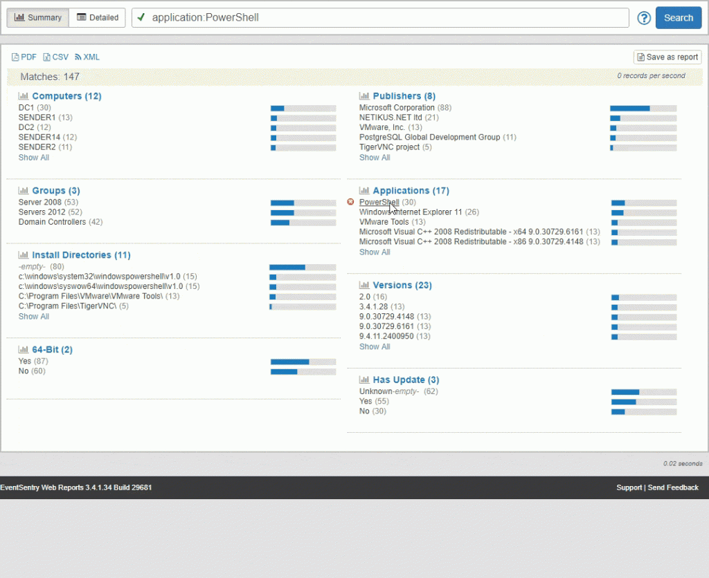 PowerShell Version Inventory