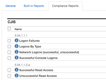 Built-in Reports