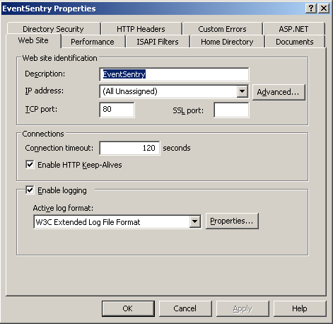 IIS Properties