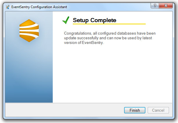 EventSentry Configuration Assistant step 7