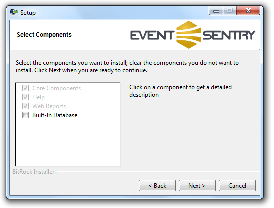 EventSentry Database