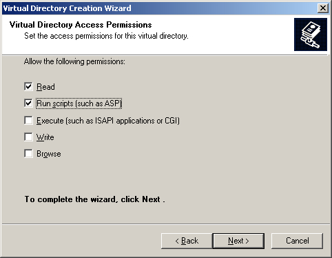 Assigning permissions